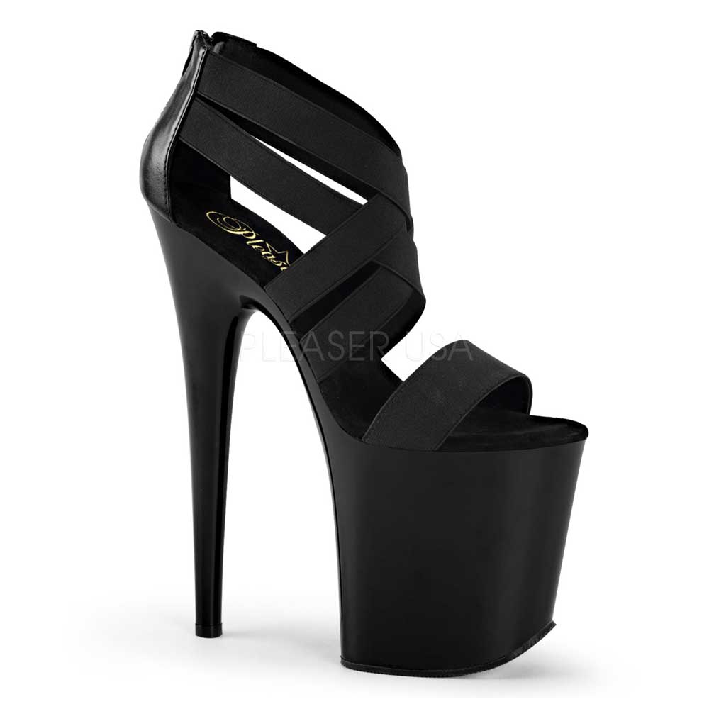 Pleaser - FLAMINGO-869 High Heels - Pole dance schuhe - Schwarz